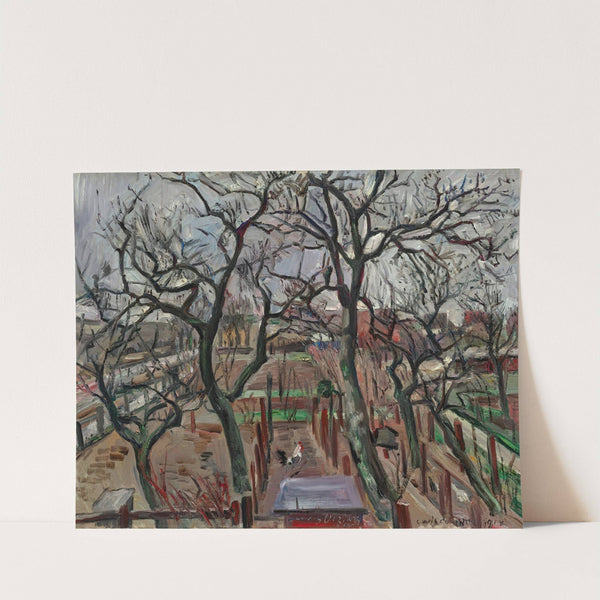 Obstgarten im Winter (1912) by Lovis Corinth