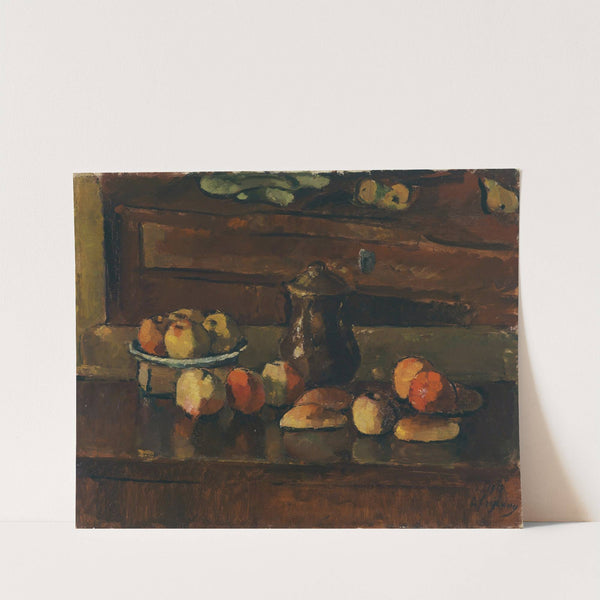 Obststilleben mit Kanne by Anton Faistauer