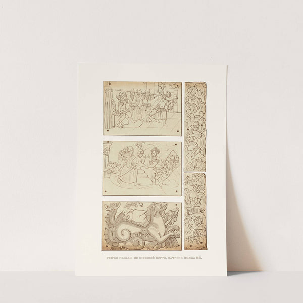 Ocherki rez’by po slonovoi kosti na trone Ioanna III (izobrazhenie 10.) (1849 - 1853) by Fedor Grigoryevich Solntsev