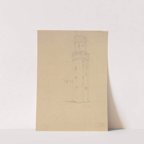 Ochsenturm zu Oberwesel by Friedrich Wilhelm Ludwig