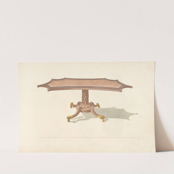 Octagonal table. by Thomas Sheraton