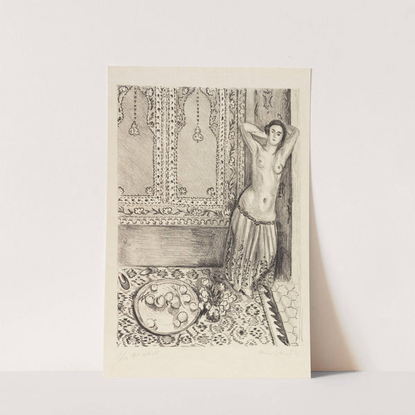 Odalisque debout au plateau de fruits (1924) by Henri Matisse
