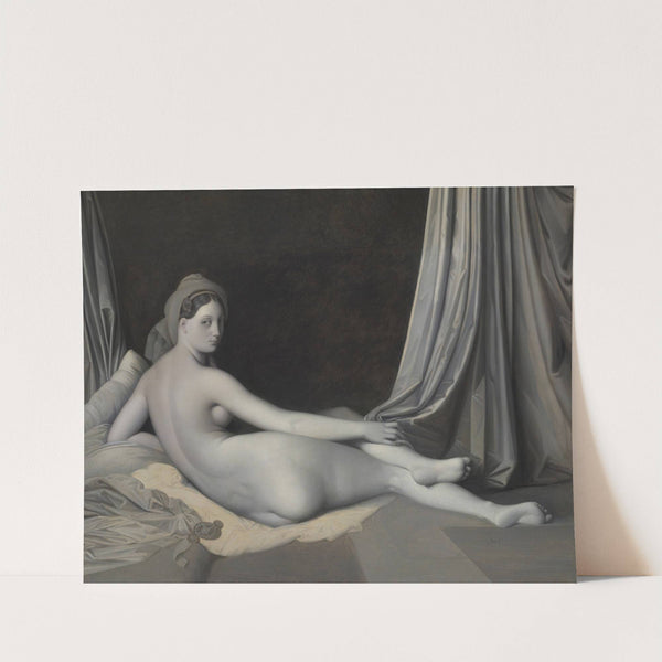 Odalisque in Grisaille (1824-1834) by Jean Auguste Dominique Ingres