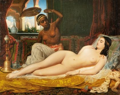 Odalisque with a slave — size preview