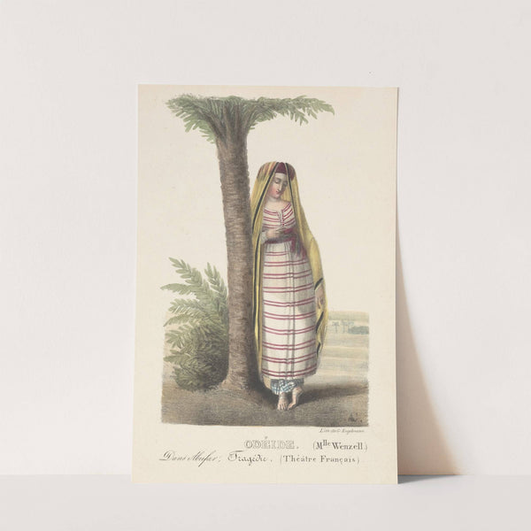 Odéide. (Mlle. Wenzell.) Dans Abufar, Tragédie, (Théâtre Français) (1820-1829) by Auguste Garneray