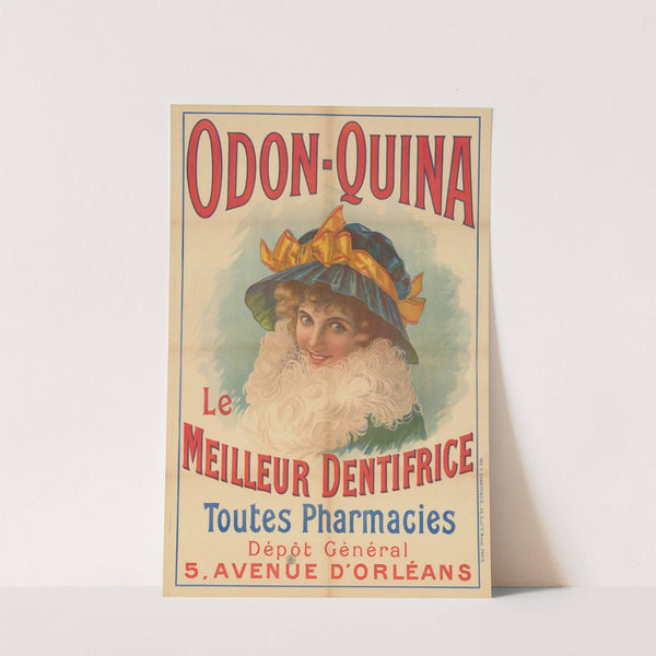 Odon-Quina, le meilleur dentifrice. Toutes pharmacies (1900) by Imp. F. Champenois