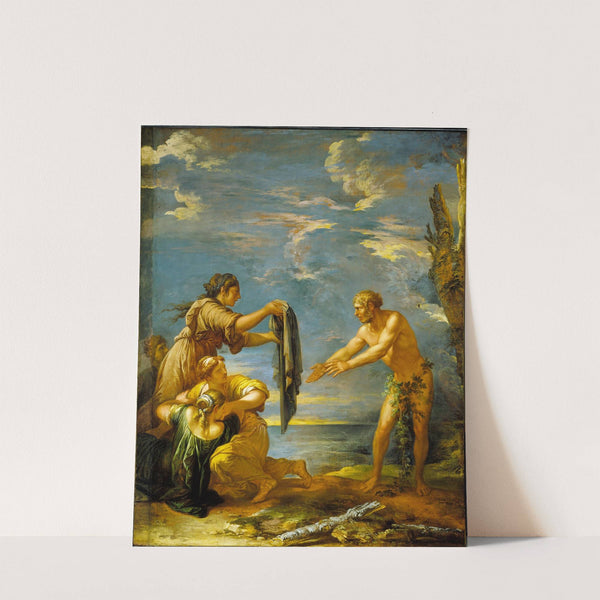 Odysseus and Nausicaa by Salvator Rosa