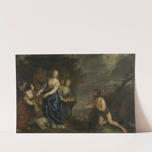 Odysseus and Nausicaa by Joachim Von Sandrart