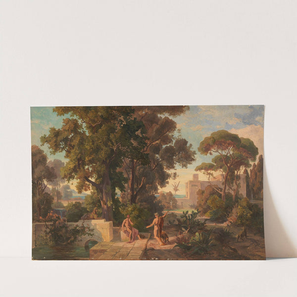 Odysseus empfängt von Hermes das Moly by Friedrich Preller the Elder