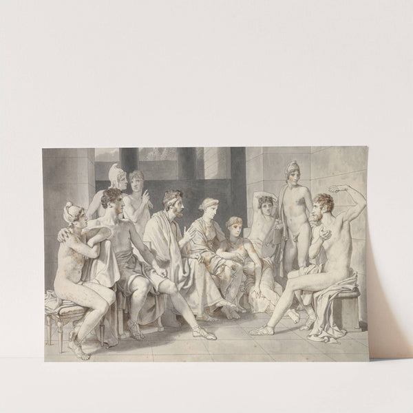 Odysseus hos Alkinoos beretter om sit liv (1812) by Christoffer Wilhelm Eckersberg