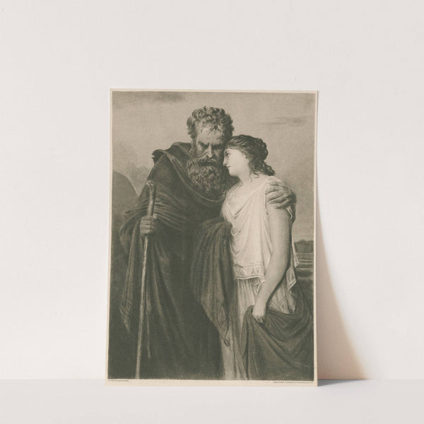 Oedipus and Antigone (1878) by Emil Teschendorff