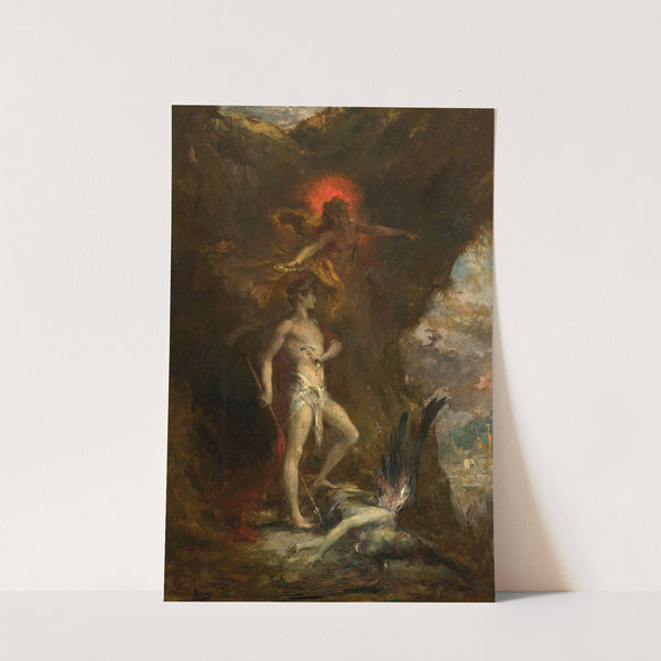 Oedipus conquers the Sphinx by Henri Leopold Lévy