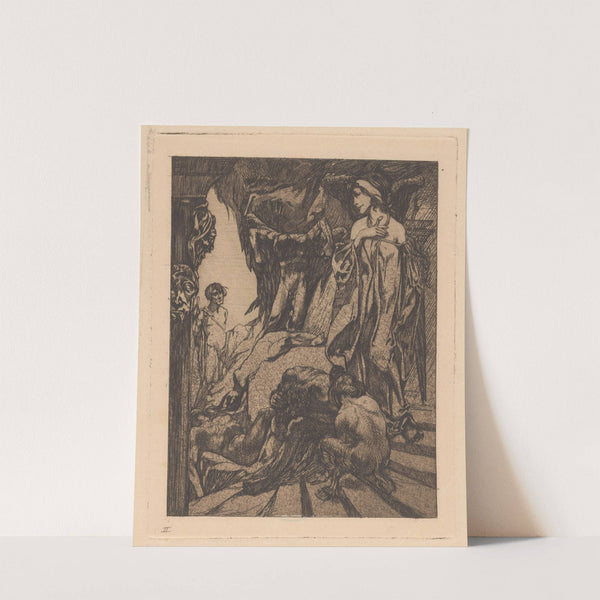 Oedipus en de sfinx by Johannes Josephus Aarts