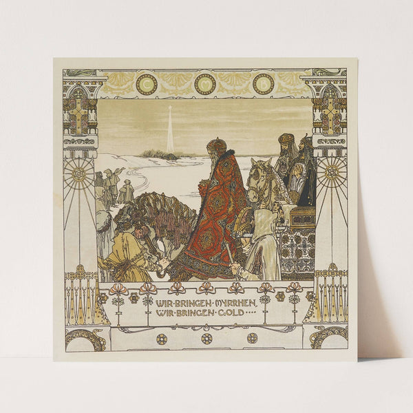 Oesterreichische Monatsbilder Pl.03 (1900) by Heinrich Lefler