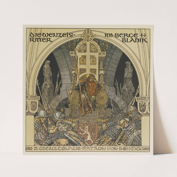 Oesterreichische Monatsbilder Pl.19 (1900) by Heinrich Lefler