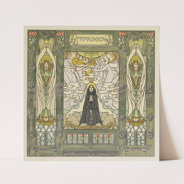 Oesterreichische Monatsbilder Pl.21 (1900) by Heinrich Lefler