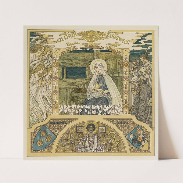 Oesterreichische Monatsbilder Pl.25 (1900) by Heinrich Lefler