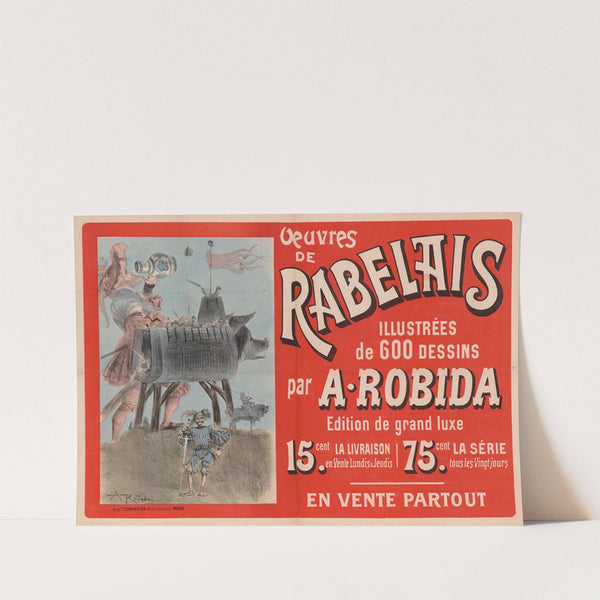 Oeuvres de Rabelais illustrées de 600 dessins par A. Robida (1890) by Albert Robida
