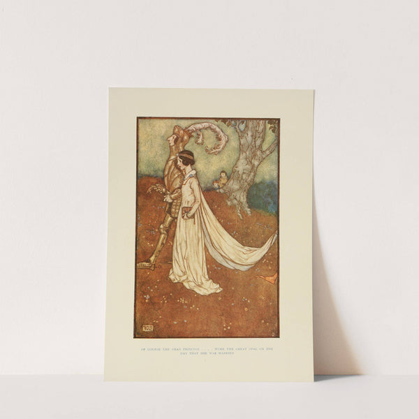 Of course the Dear Princess…. (1910) by Edmund Dulac