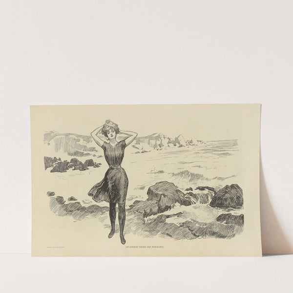 Of course there are mermaids (1900-1905) by Charles Dana Gibson