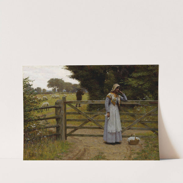 Off by Edmund Blair Leighton