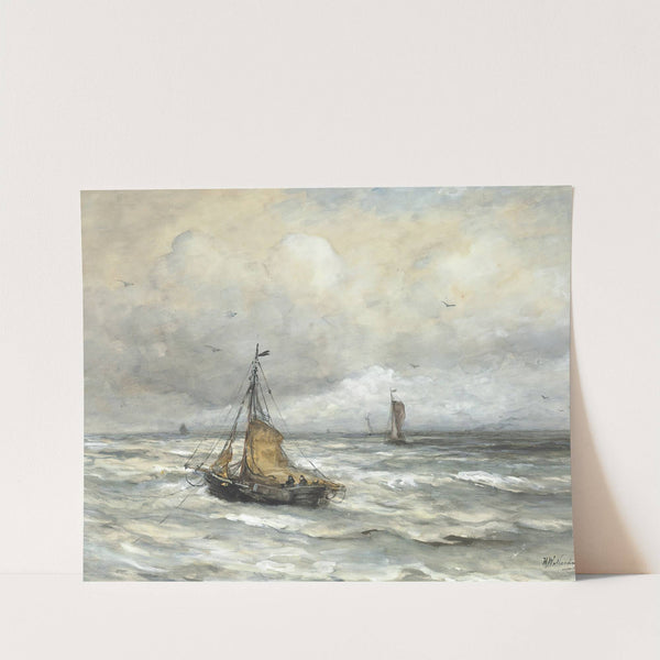 Off The Coast by Hendrik Willem Mesdag