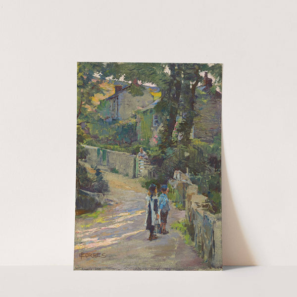 Off To School by Elizabeth Adela Forbes