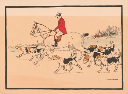 Off to the meet (1900)