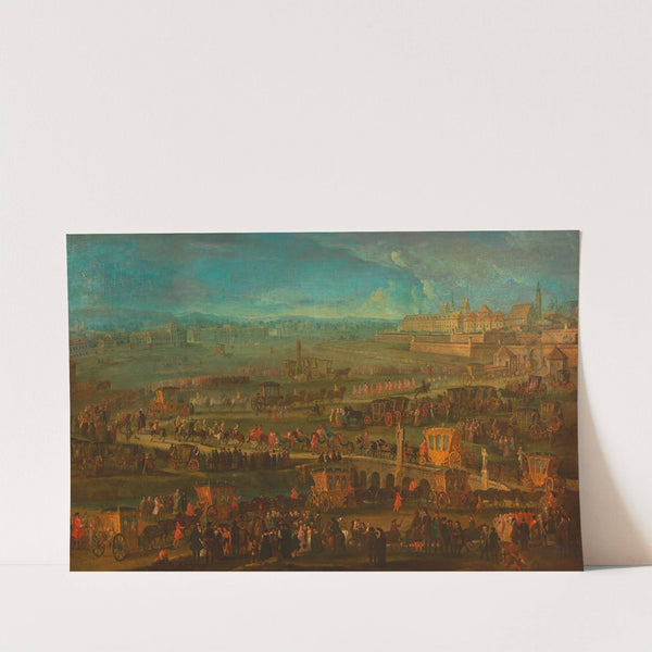 Öffentlicher Einzug des französischen Botschafters Marquis de Mirepoix in Wien am 12.Oktober 1738 by Anonymous