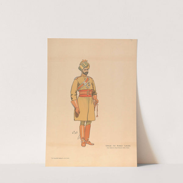 Officer 7th Bombay Lancers by John Charlton