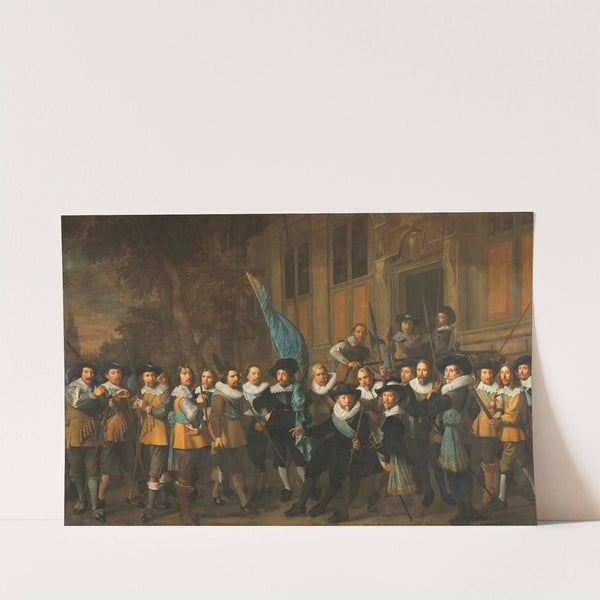 Officers and other civic Guardsmen of the IVth District of Amsterdam, under the Command of Captain Jan Claesz van Vlooswijck and Lieutenant Gerrit Hudde by Nicolaes Eliasz. Pickenoy