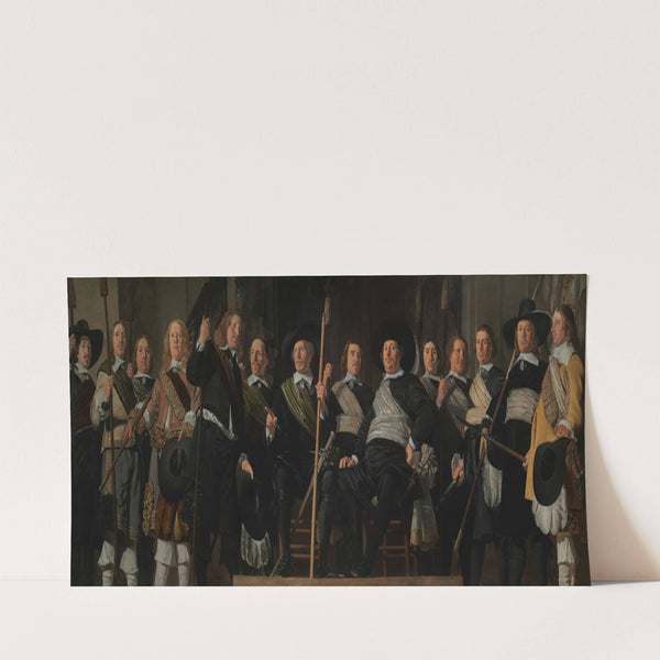 Officers and standard-bearers of New Civic Guard in Alkmaar (1657) by Caesar Van Everdingen