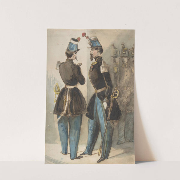Officers of the Guard by Constantin Guys