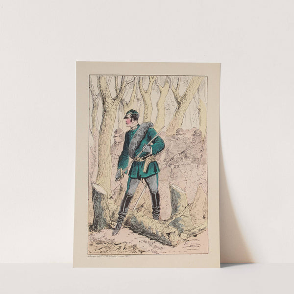 Officier du corps des forestiers. (1871) by Draner