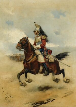 Oficial De Caballería (Charging Cavalry Officer)