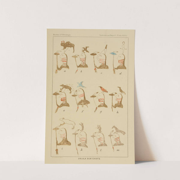 Oglala Sub-Chiefs (1894) by Garrick Mallery