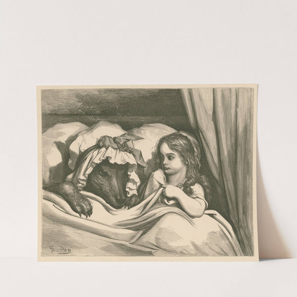 ‘Oh, Granny, your teeth are tremendous in size!’ (1865) by Gustave Doré