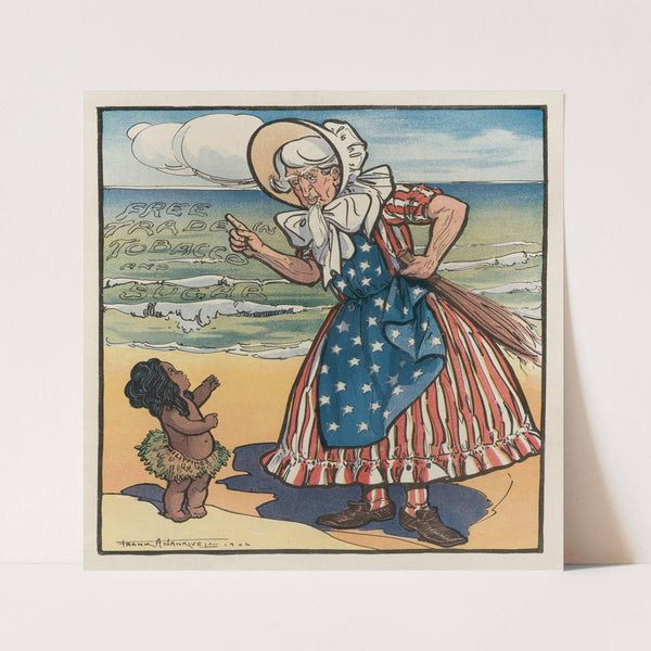 ‘Oh, Mother, may I go out to swim’ (1906) by Frank Arthur Nankivell