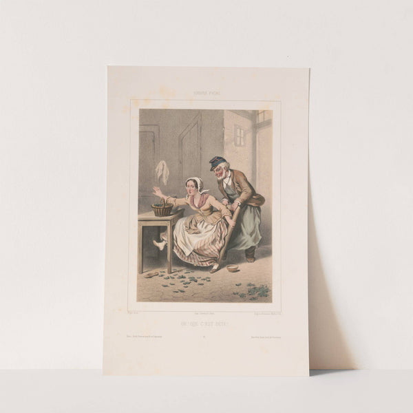 Oh! Que c’est bête (1852) by Edmé Jean Pigal