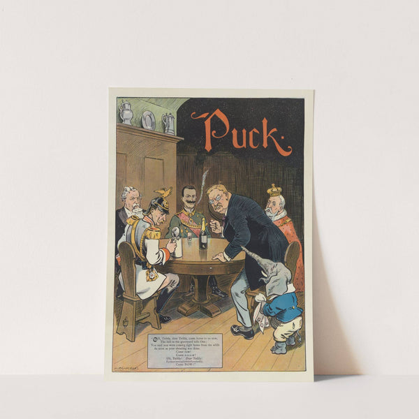 Oh, Teddy, dear Teddy, come home to us now, … (1910) by Louis Glackens