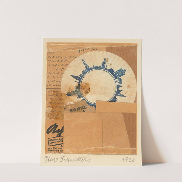 Ohne Titel (20 ØRE, mit Koranseiten) by Kurt Schwitters