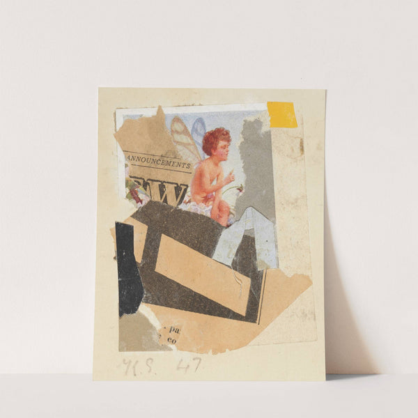 Ohne Titel (Ankündigungen) by Kurt Schwitters