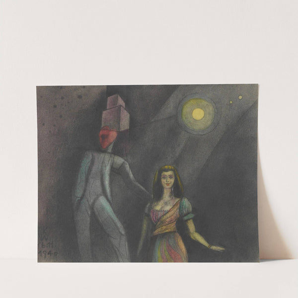 Ohne Titel; aus; 'Die 150 Blätter' III by Karl Wiener