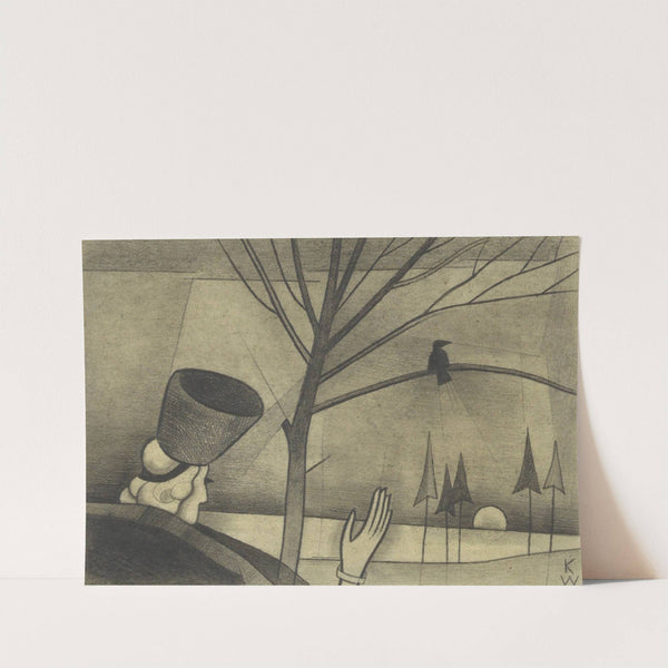 Ohne Titel; aus; 'Die 150 Blätter' by Karl Wiener