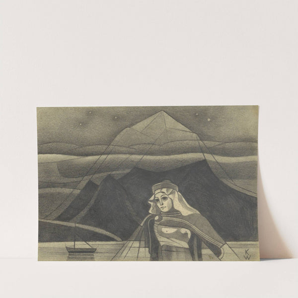 Ohne Titel; aus; 'Die 150 Blätter' V by Karl Wiener