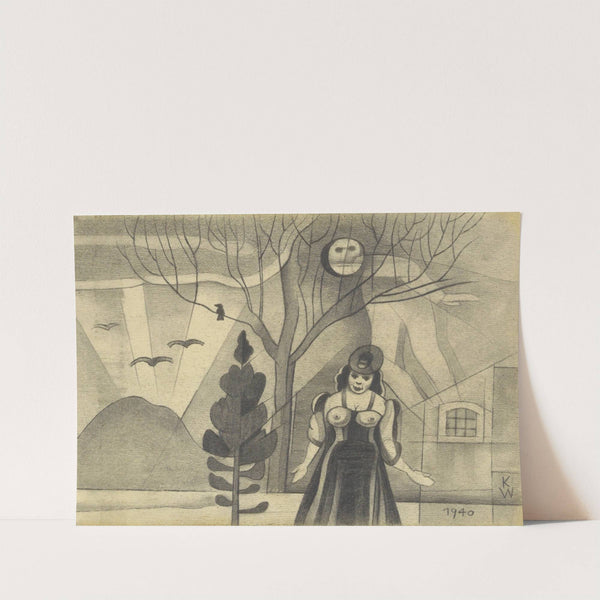 Ohne Titel; aus; 'Die 150 Blätter' VIII by Karl Wiener