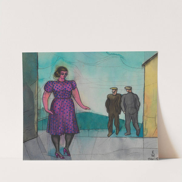 Ohne Titel; aus; 'Die 150 Blätter' XV by Karl Wiener