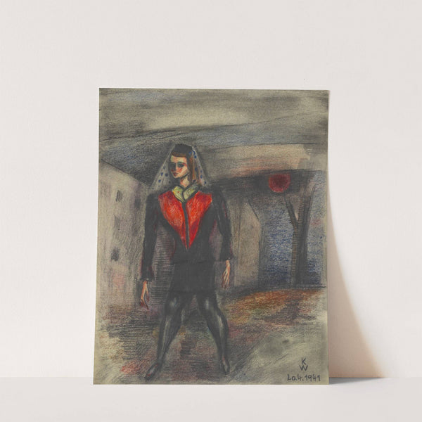 Ohne Titel; aus; 'Die 150 Blätter' XVII by Karl Wiener