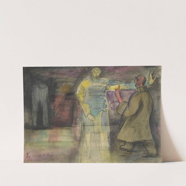 Ohne Titel; aus; 'Die 150 Blätter' XX by Karl Wiener