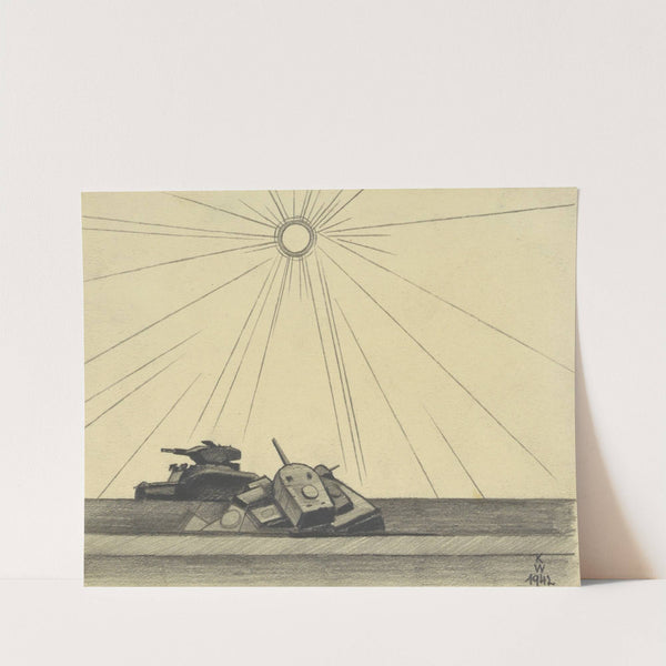 Ohne Titel; aus; 'Die 150 Blätter' XXXII by Karl Wiener